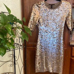 BCBGMaxAzria sequined dress size Small